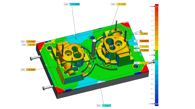 Misurazione e ispezione dello stampo 3D per migliorare il Controllo Dimensionale con V-GER